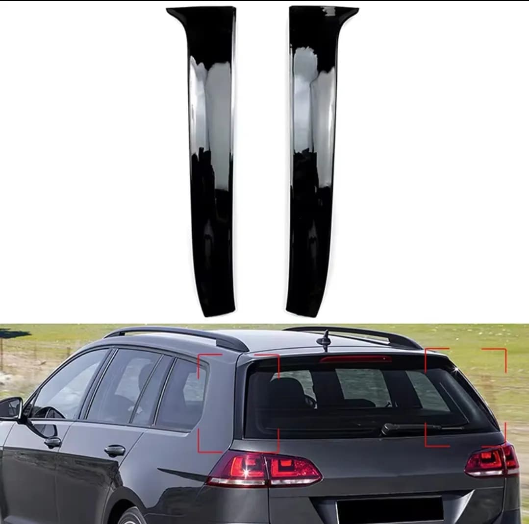 Okrasne plastike zadnjega spojlerja Golf MK7/MK7.5 (HB/Variant) 6