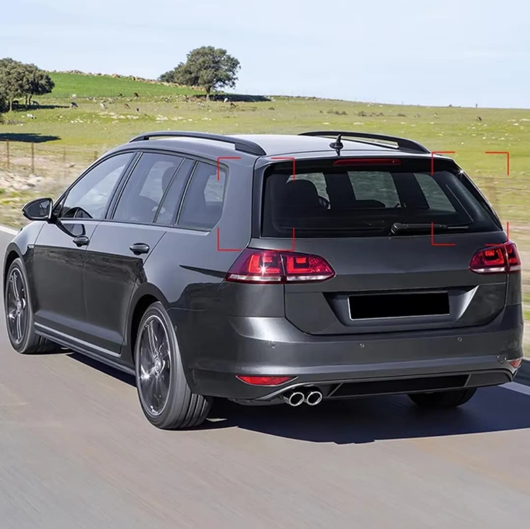 Okrasne plastike zadnjega spojlerja Golf MK7/MK7.5 (HB/Variant) 8