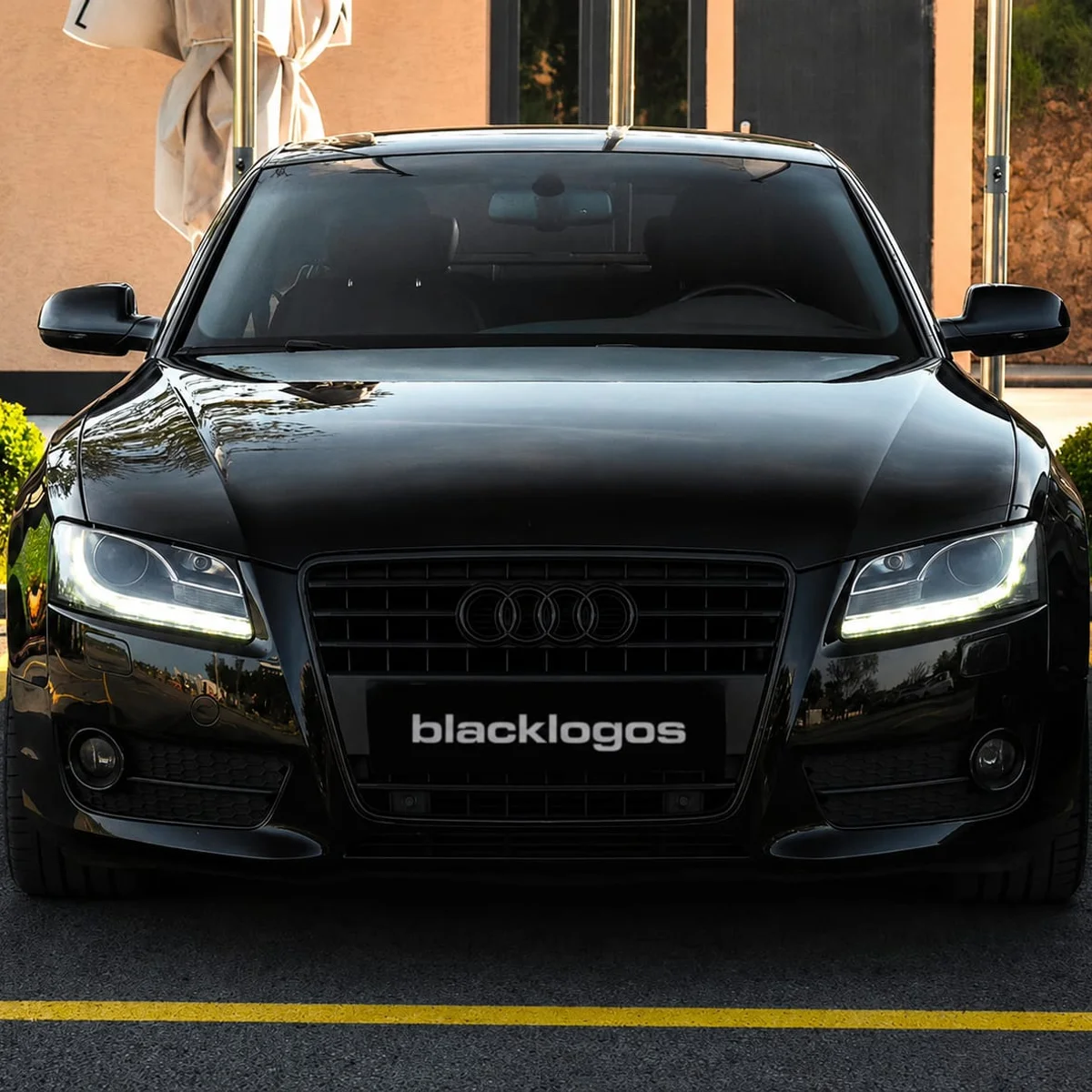 Črni emblemi Audi A5 B8