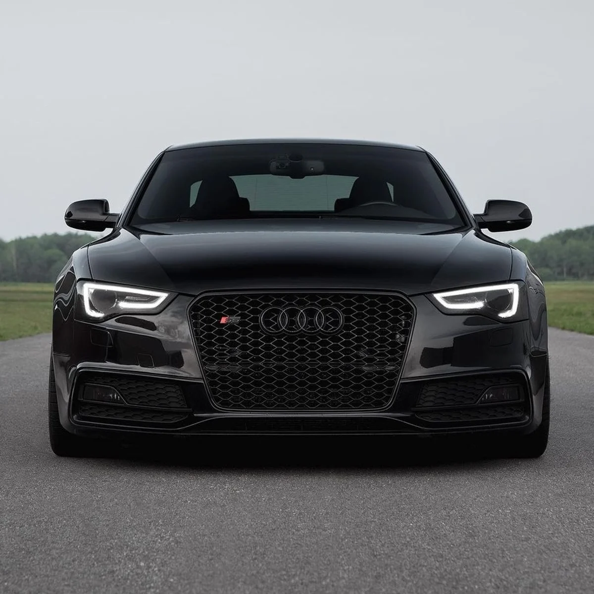 Črni emblemi Audi A5 B8 Facelift