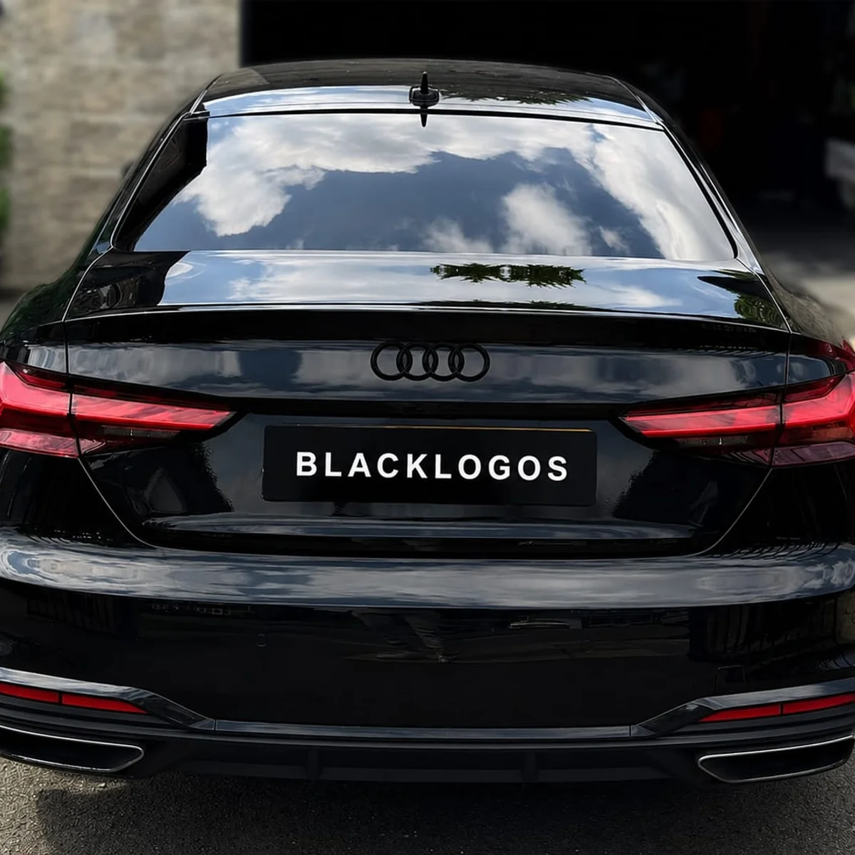 Črni emblemi Audi B9 Facelift 2