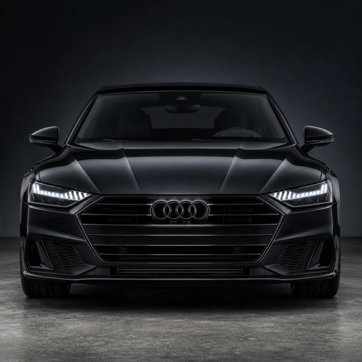 Črni emblemi Audi A7 C8